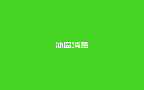 冰岛消费