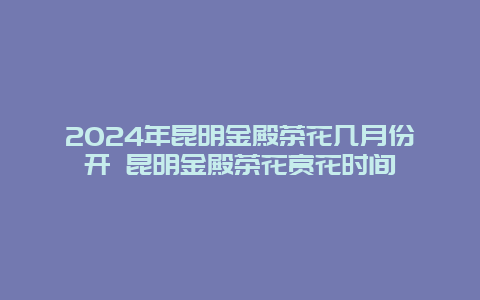 2024年昆明金殿茶花几月份开 昆明金殿茶花赏花时间