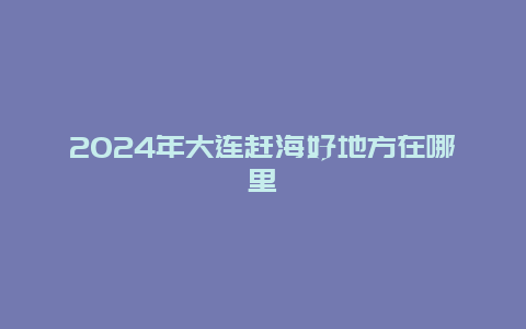 2024年大连赶海好地方在哪里