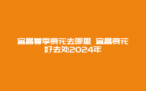 宜昌春季赏花去哪里 宜昌赏花好去处2024年