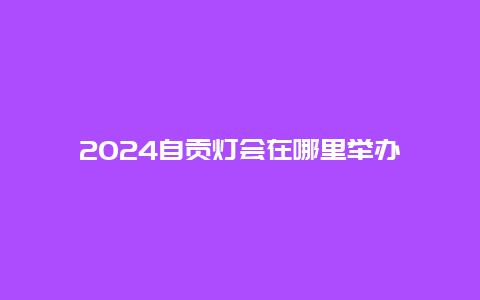 2024自贡灯会在哪里举办