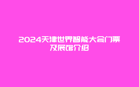 2024天津世界智能大会门票及展馆介绍