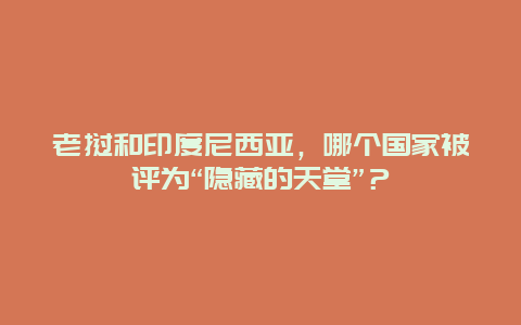 老挝和印度尼西亚，哪个国家被评为“隐藏的天堂”？