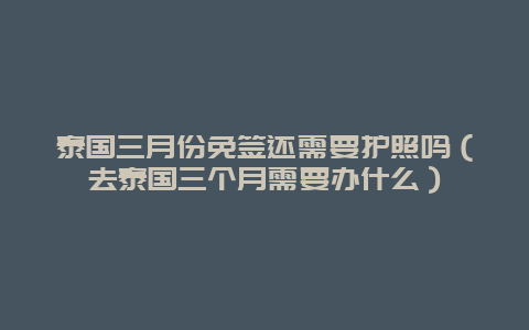 泰国三月份免签还需要护照吗（去泰国三个月需要办什么）